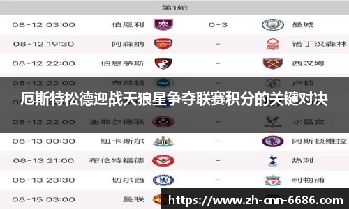 厄斯特松德迎战天狼星争夺联赛积分的关键对决